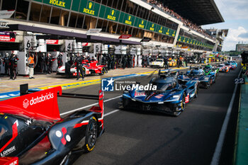 2024-06-12 - 36 VAXIVIERE Matthieu (fra), SCHUMACHER Mick (ger), LAPIERRE Nicolas (fra), Alpine Endurance Team, Alpine A424 #36, Hypercar, FIA WEC, action during the Wednesday Qualifying session of the 2024 24 Hours of Le Mans, 4th round of the 2024 FIA World Endurance Championship, on the Circuit des 24 Heures du Mans, on June 12, 2024 in Le Mans, France - 24 HEURES DU MANS 2024 - WEDNESDAY - QUALIFYING - ENDURANCE - MOTORS