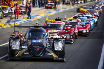 2024-06-12 - 24 SCHERER Fabio (swi), HEINEMEIER HANSSON David (dnk), SIMPSON Kyffin (usa), Nielsen Racing, Oreca 07 - Gibson #24, LMP2, action during the Wednesday Qualifying session of the 2024 24 Hours of Le Mans, 4th round of the 2024 FIA World Endurance Championship, on the Circuit des 24 Heures du Mans, on June 12, 2024 in Le Mans, France - 24 HEURES DU MANS 2024 - WEDNESDAY - QUALIFYING - ENDURANCE - MOTORS