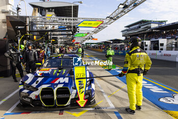 2024-06-12 - 46 MARTIN Maxime (bel), ROSSI Valentino (ita), AL HARTHY Ahmad (omn), Team WRT, BMW M4 GT3 #46, LM GT3 #44, FIA WEC, action during the Wednesday Qualifying session of the 2024 24 Hours of Le Mans, 4th round of the 2024 FIA World Endurance Championship, on the Circuit des 24 Heures du Mans, on June 12, 2024 in Le Mans, France - 24 HEURES DU MANS 2024 - WEDNESDAY - QUALIFYING - ENDURANCE - MOTORS