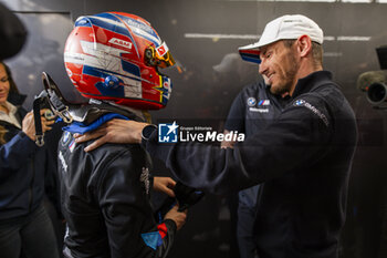 2024-06-12 - VANTHOOR Dries (bel), BMW M Team WRT, BMW Hybrid V8 #15, Hypercar, FIA WEC, portrait celebrating his fastest time during the Wednesday Qualifying session of the 2024 24 Hours of Le Mans, 4th round of the 2024 FIA World Endurance Championship, on the Circuit des 24 Heures du Mans, on June 12, 2024 in Le Mans, France - 24 HEURES DU MANS 2024 - WEDNESDAY - QUALIFYING - ENDURANCE - MOTORS