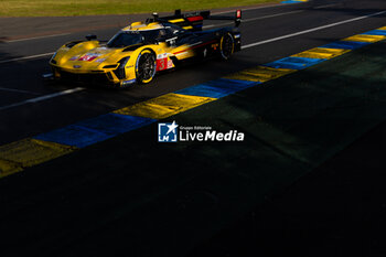 2024-06-12 - 03 BOURDAIS Sébastien (fra), VAN DER ZANDE Renger (ned), DIXON Scott (nzl), Cadillac Racing, Cadillac V-Series.R #03, Hypercar, action during the Wednesday Qualifying session of the 2024 24 Hours of Le Mans, 4th round of the 2024 FIA World Endurance Championship, on the Circuit des 24 Heures du Mans, on June 12, 2024 in Le Mans, France - 24 HEURES DU MANS 2024 - WEDNESDAY - QUALIFYING - ENDURANCE - MOTORS