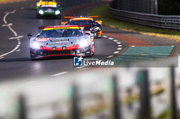 2024-06-12 - 55 HERIAU François (fra), MANN Simon (usa), ROVERA Alessio (ita), Vista AF Corse, Ferrari 296 GT3 #55, LM GT3, FIA WEC, action during the Wednesday Qualifying session of the 2024 24 Hours of Le Mans, 4th round of the 2024 FIA World Endurance Championship, on the Circuit des 24 Heures du Mans, on June 12, 2024 in Le Mans, France - 24 HEURES DU MANS 2024 - WEDNESDAY - QUALIFYING - ENDURANCE - MOTORS