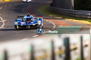 2024-06-12 - 36 VAXIVIERE Matthieu (fra), SCHUMACHER Mick (ger), LAPIERRE Nicolas (fra), Alpine Endurance Team, Alpine A424 #36, Hypercar, FIA WEC, action during the Wednesday Qualifying session of the 2024 24 Hours of Le Mans, 4th round of the 2024 FIA World Endurance Championship, on the Circuit des 24 Heures du Mans, on June 12, 2024 in Le Mans, France - 24 HEURES DU MANS 2024 - WEDNESDAY - QUALIFYING - ENDURANCE - MOTORS