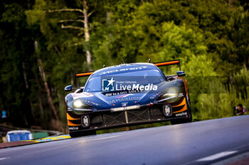 2024-06-12 - 95 SATO Marino (jpn), PINO Nico (chl), HAMAGHUCHI Hiroshi (jpn), United Autosports, McLaren 720S GT3 Evo #95, LM GT3, FIA WEC, action during the Wednesday Qualifying session of the 2024 24 Hours of Le Mans, 4th round of the 2024 FIA World Endurance Championship, on the Circuit des 24 Heures du Mans, on June 12, 2024 in Le Mans, France - 24 HEURES DU MANS 2024 - WEDNESDAY - QUALIFYING - ENDURANCE - MOTORS