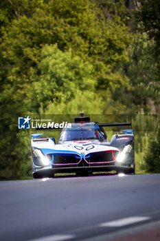 2024-06-12 - 15 VANTHOOR Dries (bel), MARCIELLO Raffaele (swi), WITTMANN Marco (ger), BMW M Team WRT, BMW Hybrid V8 #15, Hypercar, FIA WEC, action during the Wednesday Qualifying session of the 2024 24 Hours of Le Mans, 4th round of the 2024 FIA World Endurance Championship, on the Circuit des 24 Heures du Mans, on June 12, 2024 in Le Mans, France - 24 HEURES DU MANS 2024 - WEDNESDAY - QUALIFYING - ENDURANCE - MOTORS