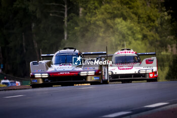 2024-06-12 - 12 STEVENS Will (gbr), ILOTT Callum (gbr), NATO Norman (fra), Hertz Team Jota, Porsche 963 #12, Hypercar, FIA WEC, action during the Wednesday Qualifying session of the 2024 24 Hours of Le Mans, 4th round of the 2024 FIA World Endurance Championship, on the Circuit des 24 Heures du Mans, on June 12, 2024 in Le Mans, France - 24 HEURES DU MANS 2024 - WEDNESDAY - QUALIFYING - ENDURANCE - MOTORS