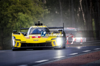 2024-06-12 - 03 BOURDAIS Sébastien (fra), VAN DER ZANDE Renger (ned), DIXON Scott (nzl), Cadillac Racing, Cadillac V-Series.R #03, Hypercar, action during the Wednesday Qualifying session of the 2024 24 Hours of Le Mans, 4th round of the 2024 FIA World Endurance Championship, on the Circuit des 24 Heures du Mans, on June 12, 2024 in Le Mans, France - 24 HEURES DU MANS 2024 - WEDNESDAY - QUALIFYING - ENDURANCE - MOTORS