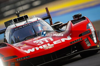 2024-06-12 - 311 DERANI Luis Felipe (bra), AITKEN Jack (gbr), DRUGOVICH Felipe (bra), Whelen Cadillac Racing, Cadillac V-Series.R #311, Hypercar, action during the Wednesday Qualifying session of the 2024 24 Hours of Le Mans, 4th round of the 2024 FIA World Endurance Championship, on the Circuit des 24 Heures du Mans, on June 12, 2024 in Le Mans, France - 24 HEURES DU MANS 2024 - WEDNESDAY - QUALIFYING - ENDURANCE - MOTORS