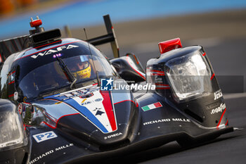 2024-06-12 - 183 PERRODO François (fra), BARNICOAT Ben (gbr), VARRONE Nicolas (arg), AF Corse, Oreca 07 - Gibson #183, LMP2 PRO/AM, action during the Wednesday Qualifying session of the 2024 24 Hours of Le Mans, 4th round of the 2024 FIA World Endurance Championship, on the Circuit des 24 Heures du Mans, on June 12, 2024 in Le Mans, France - 24 HEURES DU MANS 2024 - WEDNESDAY - QUALIFYING - ENDURANCE - MOTORS