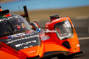 2024-06-12 - 45 KURTZ George (usa), BRAUN Colin (usa), CATSBURG Nicky (nld), Crowdstrike Racing by APR, Oreca 07 - Gibson #45, LMP2 PRO/AM, action during the Wednesday Qualifying session of the 2024 24 Hours of Le Mans, 4th round of the 2024 FIA World Endurance Championship, on the Circuit des 24 Heures du Mans, on June 12, 2024 in Le Mans, France - 24 HEURES DU MANS 2024 - WEDNESDAY - QUALIFYING - ENDURANCE - MOTORS