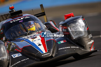 2024-06-12 - 183 PERRODO François (fra), BARNICOAT Ben (gbr), VARRONE Nicolas (arg), AF Corse, Oreca 07 - Gibson #183, LMP2 PRO/AM, action during the Wednesday Qualifying session of the 2024 24 Hours of Le Mans, 4th round of the 2024 FIA World Endurance Championship, on the Circuit des 24 Heures du Mans, on June 12, 2024 in Le Mans, France - 24 HEURES DU MANS 2024 - WEDNESDAY - QUALIFYING - ENDURANCE - MOTORS