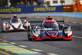 2024-06-12 - 22 JARVIS Oliver (gbr), GARG Bijoy (usa), SIEGEL Nolan (usa), United Autosports, Oreca 07 - Gibson #22, LMP2, action during the Wednesday Qualifying session of the 2024 24 Hours of Le Mans, 4th round of the 2024 FIA World Endurance Championship, on the Circuit des 24 Heures du Mans, on June 12, 2024 in Le Mans, France - 24 HEURES DU MANS 2024 - WEDNESDAY - QUALIFYING - ENDURANCE - MOTORS