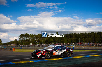 2024-06-12 - 78 VAN DER LINDE Kelvin (zaf), BOGUSLAVSKIY Timur, ROBIN Arnold (fra), Akkodis ASP Team, Lexus RC F GT3 #78, LM GT3, FIA WEC, action during the Wednesday Qualifying session of the 2024 24 Hours of Le Mans, 4th round of the 2024 FIA World Endurance Championship, on the Circuit des 24 Heures du Mans, on June 12, 2024 in Le Mans, France - 24 HEURES DU MANS 2024 - WEDNESDAY - QUALIFYING - ENDURANCE - MOTORS