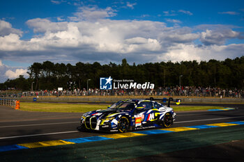 2024-06-12 - 46 MARTIN Maxime (bel), ROSSI Valentino (ita), AL HARTHY Ahmad (omn), Team WRT, BMW M4 GT3 #46, LM GT3 #44, FIA WEC, action during the Wednesday Qualifying session of the 2024 24 Hours of Le Mans, 4th round of the 2024 FIA World Endurance Championship, on the Circuit des 24 Heures du Mans, on June 12, 2024 in Le Mans, France - 24 HEURES DU MANS 2024 - WEDNESDAY - QUALIFYING - ENDURANCE - MOTORS