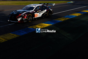 2024-06-12 - 78 VAN DER LINDE Kelvin (zaf), BOGUSLAVSKIY Timur, ROBIN Arnold (fra), Akkodis ASP Team, Lexus RC F GT3 #78, LM GT3, FIA WEC, action during the Wednesday Qualifying session of the 2024 24 Hours of Le Mans, 4th round of the 2024 FIA World Endurance Championship, on the Circuit des 24 Heures du Mans, on June 12, 2024 in Le Mans, France - 24 HEURES DU MANS 2024 - WEDNESDAY - QUALIFYING - ENDURANCE - MOTORS