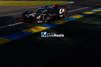 2024-06-12 - 07 LOPEZ José María (arg), KOBAYASHI Kamui (jpn), DE VRIES Nyck (nld), Toyota Gazoo Racing, Toyota GR010 - Hybrid #07, Hypercar, FIA WEC, action during the Wednesday Qualifying session of the 2024 24 Hours of Le Mans, 4th round of the 2024 FIA World Endurance Championship, on the Circuit des 24 Heures du Mans, on June 12, 2024 in Le Mans, France - 24 HEURES DU MANS 2024 - WEDNESDAY - QUALIFYING - ENDURANCE - MOTORS