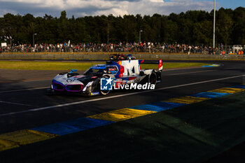 2024-06-12 - 15 VANTHOOR Dries (bel), MARCIELLO Raffaele (swi), WITTMANN Marco (ger), BMW M Team WRT, BMW Hybrid V8 #15, Hypercar, FIA WEC, action during the Wednesday Qualifying session of the 2024 24 Hours of Le Mans, 4th round of the 2024 FIA World Endurance Championship, on the Circuit des 24 Heures du Mans, on June 12, 2024 in Le Mans, France - 24 HEURES DU MANS 2024 - WEDNESDAY - QUALIFYING - ENDURANCE - MOTORS