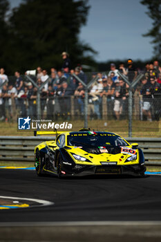 2024-06-12 - 60 SCHIAVONI Claudio (ita), CRESSONI Matteo (ita), PERERA Franck (fra), Iron Lynx, Lamborghini Huracan GT3 Evo2 #60, LM GT3, FIA WEC, action during the Wednesday Qualifying session of the 2024 24 Hours of Le Mans, 4th round of the 2024 FIA World Endurance Championship, on the Circuit des 24 Heures du Mans, on June 12, 2024 in Le Mans, France - 24 HEURES DU MANS 2024 - WEDNESDAY - QUALIFYING - ENDURANCE - MOTORS