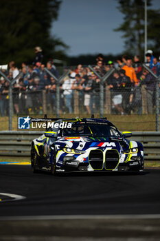 2024-06-12 - 46 MARTIN Maxime (bel), ROSSI Valentino (ita), AL HARTHY Ahmad (omn), Team WRT, BMW M4 GT3 #46, LM GT3 #44, FIA WEC, action during the Wednesday Qualifying session of the 2024 24 Hours of Le Mans, 4th round of the 2024 FIA World Endurance Championship, on the Circuit des 24 Heures du Mans, on June 12, 2024 in Le Mans, France - 24 HEURES DU MANS 2024 - WEDNESDAY - QUALIFYING - ENDURANCE - MOTORS