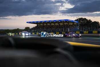 2024-06-12 - 14 HYETT PJ (usa), DELETRAZ Louis (swi), QUINN Alex (gbr), AO by TF, Oreca 07 - Gibson #14, LMP2 PRO/AM, action during the Free Practice 2 of the 2024 24 Hours of Le Mans, 4th round of the 2024 FIA World Endurance Championship, on the Circuit des 24 Heures du Mans, on June 12, 2024 in Le Mans, France - 24 HEURES DU MANS 2024 - WEDNESDAY - FREE PRACTICE 2 - ENDURANCE - MOTORS