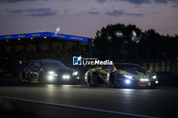 2024-06-12 - 60 SCHIAVONI Claudio (ita), CRESSONI Matteo (ita), PERERA Franck (fra), Iron Lynx, Lamborghini Huracan GT3 Evo2 #60, LM GT3, FIA WEC, action during the Free Practice 2 of the 2024 24 Hours of Le Mans, 4th round of the 2024 FIA World Endurance Championship, on the Circuit des 24 Heures du Mans, on June 12, 2024 in Le Mans, France - 24 HEURES DU MANS 2024 - WEDNESDAY - FREE PRACTICE 2 - ENDURANCE - MOTORS