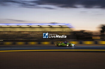 2024-06-12 - 63 BORTOLOTTI Mirko (ita), MORTARA Edoardo (ita), KVYAT Daniil, Lamborghini Iron Lynx, Lamborghini SC63 #63, Hypercar, FIA WEC, action during the Free Practice 2 of the 2024 24 Hours of Le Mans, 4th round of the 2024 FIA World Endurance Championship, on the Circuit des 24 Heures du Mans, on June 12, 2024 in Le Mans, France - 24 HEURES DU MANS 2024 - WEDNESDAY - FREE PRACTICE 2 - ENDURANCE - MOTORS