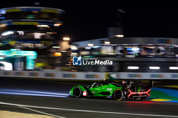 2024-06-12 - 19 GROSJEAN Romain (fra), CALDARELLI Andrea (ita), CAIROLI Matteo (ita), Lamborghini Iron Lynx, Lamborghini SC63 #19, Hypercar, action during the Free Practice 2 of the 2024 24 Hours of Le Mans, 4th round of the 2024 FIA World Endurance Championship, on the Circuit des 24 Heures du Mans, on June 12, 2024 in Le Mans, France - 24 HEURES DU MANS 2024 - WEDNESDAY - FREE PRACTICE 2 - ENDURANCE - MOTORS