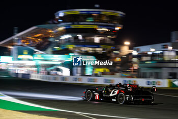 2024-06-12 - 07 LOPEZ José María (arg), KOBAYASHI Kamui (jpn), DE VRIES Nyck (nld), Toyota Gazoo Racing, Toyota GR010 - Hybrid #07, Hypercar, FIA WEC, action during the Free Practice 2 of the 2024 24 Hours of Le Mans, 4th round of the 2024 FIA World Endurance Championship, on the Circuit des 24 Heures du Mans, on June 12, 2024 in Le Mans, France - 24 HEURES DU MANS 2024 - WEDNESDAY - FREE PRACTICE 2 - ENDURANCE - MOTORS