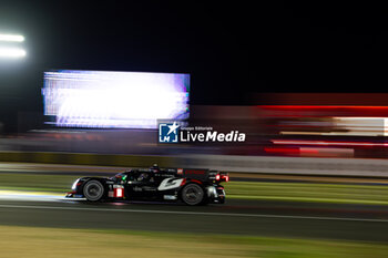 2024-06-12 - 07 LOPEZ José María (arg), KOBAYASHI Kamui (jpn), DE VRIES Nyck (nld), Toyota Gazoo Racing, Toyota GR010 - Hybrid #07, Hypercar, FIA WEC, action during the Free Practice 2 of the 2024 24 Hours of Le Mans, 4th round of the 2024 FIA World Endurance Championship, on the Circuit des 24 Heures du Mans, on June 12, 2024 in Le Mans, France - 24 HEURES DU MANS 2024 - WEDNESDAY - FREE PRACTICE 2 - ENDURANCE - MOTORS