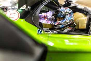 2024-06-12 - MORTARA Edoardo (ita), Lamborghini Iron Lynx, Lamborghini SC63 #63, Hypercar, FIA WEC, portrait during the Free Practice 2 of the 2024 24 Hours of Le Mans, 4th round of the 2024 FIA World Endurance Championship, on the Circuit des 24 Heures du Mans, on June 12, 2024 in Le Mans, France - 24 HEURES DU MANS 2024 - WEDNESDAY - FREE PRACTICE 2 - ENDURANCE - MOTORS