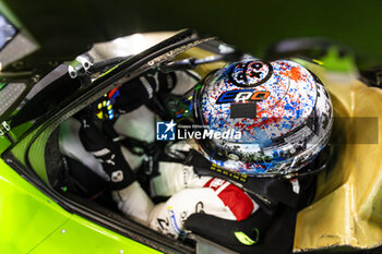 2024-06-12 - MORTARA Edoardo (ita), Lamborghini Iron Lynx, Lamborghini SC63 #63, Hypercar, FIA WEC, portrait during the Free Practice 2 of the 2024 24 Hours of Le Mans, 4th round of the 2024 FIA World Endurance Championship, on the Circuit des 24 Heures du Mans, on June 12, 2024 in Le Mans, France - 24 HEURES DU MANS 2024 - WEDNESDAY - FREE PRACTICE 2 - ENDURANCE - MOTORS