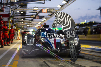 2024-06-12 - 183 PERRODO François (fra), BARNICOAT Ben (gbr), VARRONE Nicolas (arg), AF Corse, Oreca 07 - Gibson #183, LMP2 PRO/AM, action during the Free Practice 2 of the 2024 24 Hours of Le Mans, 4th round of the 2024 FIA World Endurance Championship, on the Circuit des 24 Heures du Mans, on June 12, 2024 in Le Mans, France - 24 HEURES DU MANS 2024 - WEDNESDAY - FREE PRACTICE 2 - ENDURANCE - MOTORS