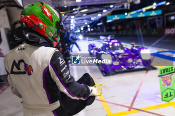 2024-06-12 - DELETRAZ Louis (swi), AO by TF, Oreca 07 - Gibson #14, LMP2 PRO/AM, portrait during the Free Practice 2 of the 2024 24 Hours of Le Mans, 4th round of the 2024 FIA World Endurance Championship, on the Circuit des 24 Heures du Mans, on June 12, 2024 in Le Mans, France - 24 HEURES DU MANS 2024 - WEDNESDAY - FREE PRACTICE 2 - ENDURANCE - MOTORS