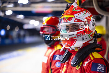 2024-06-12 - FUOCO Antonio (ita), Ferrari AF Corse, Ferrari 499P #50, Hypercar, FIA WEC, portrait during the Free Practice 2 of the 2024 24 Hours of Le Mans, 4th round of the 2024 FIA World Endurance Championship, on the Circuit des 24 Heures du Mans, on June 12, 2024 in Le Mans, France - 24 HEURES DU MANS 2024 - WEDNESDAY - FREE PRACTICE 2 - ENDURANCE - MOTORS