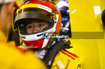 2024-06-12 - YE Yifei (chn), AF Corse, Ferrari 499P #83, Hypercar, FIA WEC, portrait during the Free Practice 2 of the 2024 24 Hours of Le Mans, 4th round of the 2024 FIA World Endurance Championship, on the Circuit des 24 Heures du Mans, on June 12, 2024 in Le Mans, France - 24 HEURES DU MANS 2024 - WEDNESDAY - FREE PRACTICE 2 - ENDURANCE - MOTORS