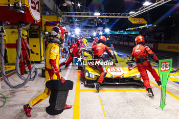 2024-06-12 - YE Yifei (chn), AF Corse, Ferrari 499P #83, Hypercar, FIA WEC, portrait during the Free Practice 2 of the 2024 24 Hours of Le Mans, 4th round of the 2024 FIA World Endurance Championship, on the Circuit des 24 Heures du Mans, on June 12, 2024 in Le Mans, France - 24 HEURES DU MANS 2024 - WEDNESDAY - FREE PRACTICE 2 - ENDURANCE - MOTORS