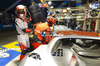 2024-06-12 - 54 FLOHR Thomas (swi), CASTELLACCI Francesco (ita), RIGON Davide (ita), Vista AF Corse, Ferrari 296 GT3 #54, LM GT3, FIA WEC, action during the Free Practice 2 of the 2024 24 Hours of Le Mans, 4th round of the 2024 FIA World Endurance Championship, on the Circuit des 24 Heures du Mans, on June 12, 2024 in Le Mans, France - 24 HEURES DU MANS 2024 - WEDNESDAY - FREE PRACTICE 2 - ENDURANCE - MOTORS