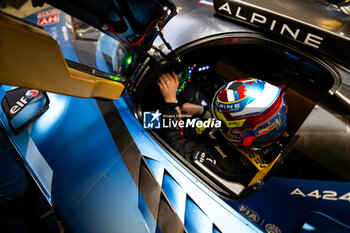 2024-06-12 - VAXIVIERE Matthieu (fra), Alpine Endurance Team, Alpine A424 #36, Hypercar, FIA WEC, portrait during the Free Practice 2 of the 2024 24 Hours of Le Mans, 4th round of the 2024 FIA World Endurance Championship, on the Circuit des 24 Heures du Mans, on June 12, 2024 in Le Mans, France - 24 HEURES DU MANS 2024 - WEDNESDAY - FREE PRACTICE 2 - ENDURANCE - MOTORS