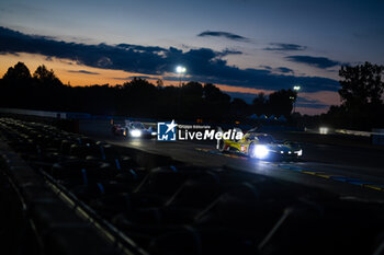 2024-06-12 - 83 KUBICA Robert (pol), SHWARTZMAN Robert (isr), YE Yifei (chn), AF Corse, Ferrari 499P #83, Hypercar, FIA WEC, action during the Free Practice 2 of the 2024 24 Hours of Le Mans, 4th round of the 2024 FIA World Endurance Championship, on the Circuit des 24 Heures du Mans, on June 12, 2024 in Le Mans, France - 24 HEURES DU MANS 2024 - WEDNESDAY - FREE PRACTICE 2 - ENDURANCE - MOTORS