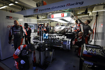 2024-06-12 - 07 LOPEZ José María (arg), KOBAYASHI Kamui (jpn), DE VRIES Nyck (nld), Toyota Gazoo Racing, Toyota GR010 - Hybrid #07, Hypercar, FIA WEC, action during the Free Practice 2 of the 2024 24 Hours of Le Mans, 4th round of the 2024 FIA World Endurance Championship, on the Circuit des 24 Heures du Mans, on June 12, 2024 in Le Mans, France - 24 HEURES DU MANS 2024 - WEDNESDAY - FREE PRACTICE 2 - ENDURANCE - MOTORS