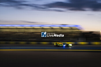 2024-06-12 - 14 HYETT PJ (usa), DELETRAZ Louis (swi), QUINN Alex (gbr), AO by TF, Oreca 07 - Gibson #14, LMP2 PRO/AM, action during the Free Practice 2 of the 2024 24 Hours of Le Mans, 4th round of the 2024 FIA World Endurance Championship, on the Circuit des 24 Heures du Mans, on June 12, 2024 in Le Mans, France - 24 HEURES DU MANS 2024 - WEDNESDAY - FREE PRACTICE 2 - ENDURANCE - MOTORS