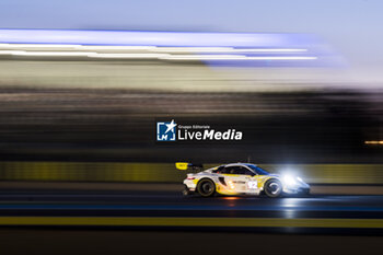 2024-06-12 - 92 MALYKHIN Aliaksandr (kna), STURM Joel (ger), BACHLER Klaus (aut), Manthey Purerxcing, Porsche 911 GT3 R #91, LM GT3, FIA WEC, action during the Free Practice 2 of the 2024 24 Hours of Le Mans, 4th round of the 2024 FIA World Endurance Championship, on the Circuit des 24 Heures du Mans, on June 12, 2024 in Le Mans, France - 24 HEURES DU MANS 2024 - WEDNESDAY - FREE PRACTICE 2 - ENDURANCE - MOTORS