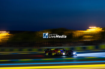 2024-06-12 - 51 PIER GUIDI Alessandro (ita), CALADO James (gbr), GIOVINAZZI Antonio (ita), Ferrari AF Corse, Ferrari 499P #51, Hypercar, FIA WEC, action during the Free Practice 2 of the 2024 24 Hours of Le Mans, 4th round of the 2024 FIA World Endurance Championship, on the Circuit des 24 Heures du Mans, on June 12, 2024 in Le Mans, France - 24 HEURES DU MANS 2024 - WEDNESDAY - FREE PRACTICE 2 - ENDURANCE - MOTORS