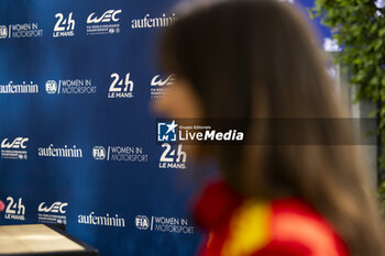 2024-06-13 - Project Coordinator, FIA Women In Motorsport networking event during the 2024 24 Hours of Le Mans, 4th round of the 2024 FIA World Endurance Championship, on the Circuit des 24 Heures du Mans, on June 13, 2024 in Le Mans, France - 24 HEURES DU MANS 2024 - THURSDAY - ENDURANCE - MOTORS