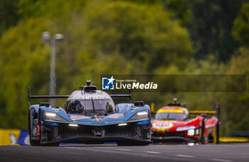 2024-06-13 - 35 MILESI Charles (fra), HABSBURG-Lothringen Ferdinand (aut), CHATIN Paul-Loup (fra), Alpine Endurance Team #35, Alpine A424, Hypercar, FIA WEC, action during the 2024 24 Hours of Le Mans, 4th round of the 2024 FIA World Endurance Championship, on the Circuit des 24 Heures du Mans, on June 13, 2024 in Le Mans, France - 24 HEURES DU MANS 2024 - THURSDAY - ENDURANCE - MOTORS