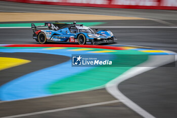 2024-06-13 - 36 VAXIVIERE Matthieu (fra), SCHUMACHER Mick (ger), LAPIERRE Nicolas (fra), Alpine Endurance Team, Alpine A424 #36, Hypercar, FIA WEC, action during the 2024 24 Hours of Le Mans, 4th round of the 2024 FIA World Endurance Championship, on the Circuit des 24 Heures du Mans, on June 13, 2024 in Le Mans, France - 24 HEURES DU MANS 2024 - THURSDAY - ENDURANCE - MOTORS