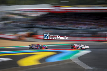 2024-06-13 - 23 KEATING Ben (usa), ALBUQUERQUE Filipe (prt), HANLEY Ben (gbr), United Autosports USA, Oreca 07 - Gibson #23 PRO/AM, LMP2, action during the 2024 24 Hours of Le Mans, 4th round of the 2024 FIA World Endurance Championship, on the Circuit des 24 Heures du Mans, on June 13, 2024 in Le Mans, France - 24 HEURES DU MANS 2024 - THURSDAY - ENDURANCE - MOTORS