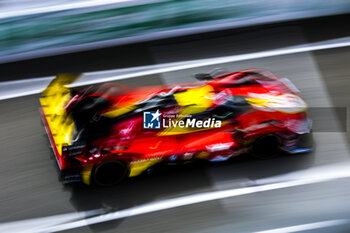 2024-06-13 - 51 PIER GUIDI Alessandro (ita), CALADO James (gbr), GIOVINAZZI Antonio (ita), Ferrari AF Corse, Ferrari 499P #51, Hypercar, FIA WEC, action during the 2024 24 Hours of Le Mans, 4th round of the 2024 FIA World Endurance Championship, on the Circuit des 24 Heures du Mans, on June 13, 2024 in Le Mans, France - 24 HEURES DU MANS 2024 - THURSDAY - ENDURANCE - MOTORS