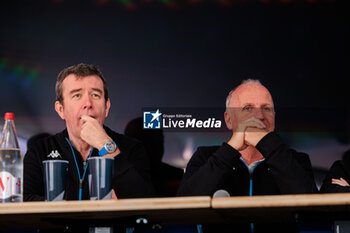 2024-06-13 - FAMIN Bruno (fra), VP Motorsport of Alpine, portrait SINAULT Philippe (fra), Team Principal of Alpine Endurance Team, portrait at the Meet the Alpine Endurance Team during the 2024 24 Hours of Le Mans, 4th round of the 2024 FIA World Endurance Championship, on the Circuit des 24 Heures du Mans, on June 13, 2024 in Le Mans, France - 24 HEURES DU MANS 2024 - THURSDAY - ENDURANCE - MOTORS