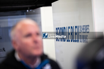 2024-06-13 - SINAULT Philippe (fra), Team Principal of Alpine Endurance Team, portrait during the 2024 24 Hours of Le Mans, 4th round of the 2024 FIA World Endurance Championship, on the Circuit des 24 Heures du Mans, on June 13, 2024 in Le Mans, France - 24 HEURES DU MANS 2024 - THURSDAY - ENDURANCE - MOTORS